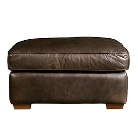 Leather Ottoman